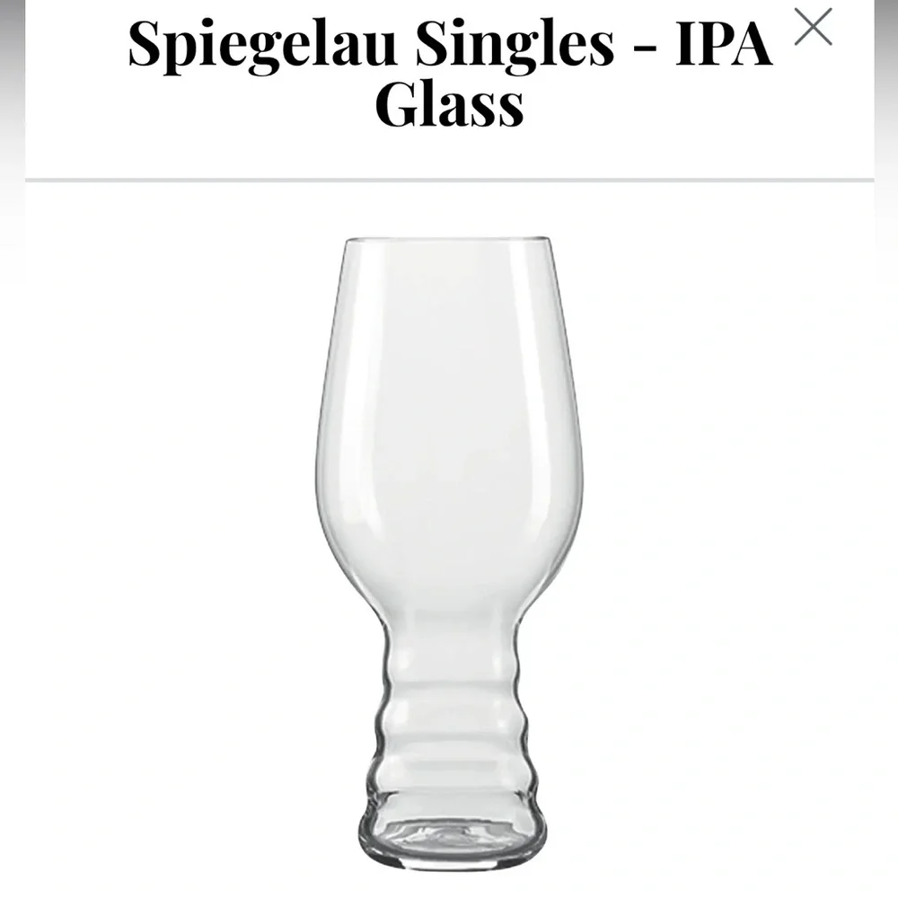 2 Spiegelau Crate & Barrel 19-Oz. IPA Beer Glass